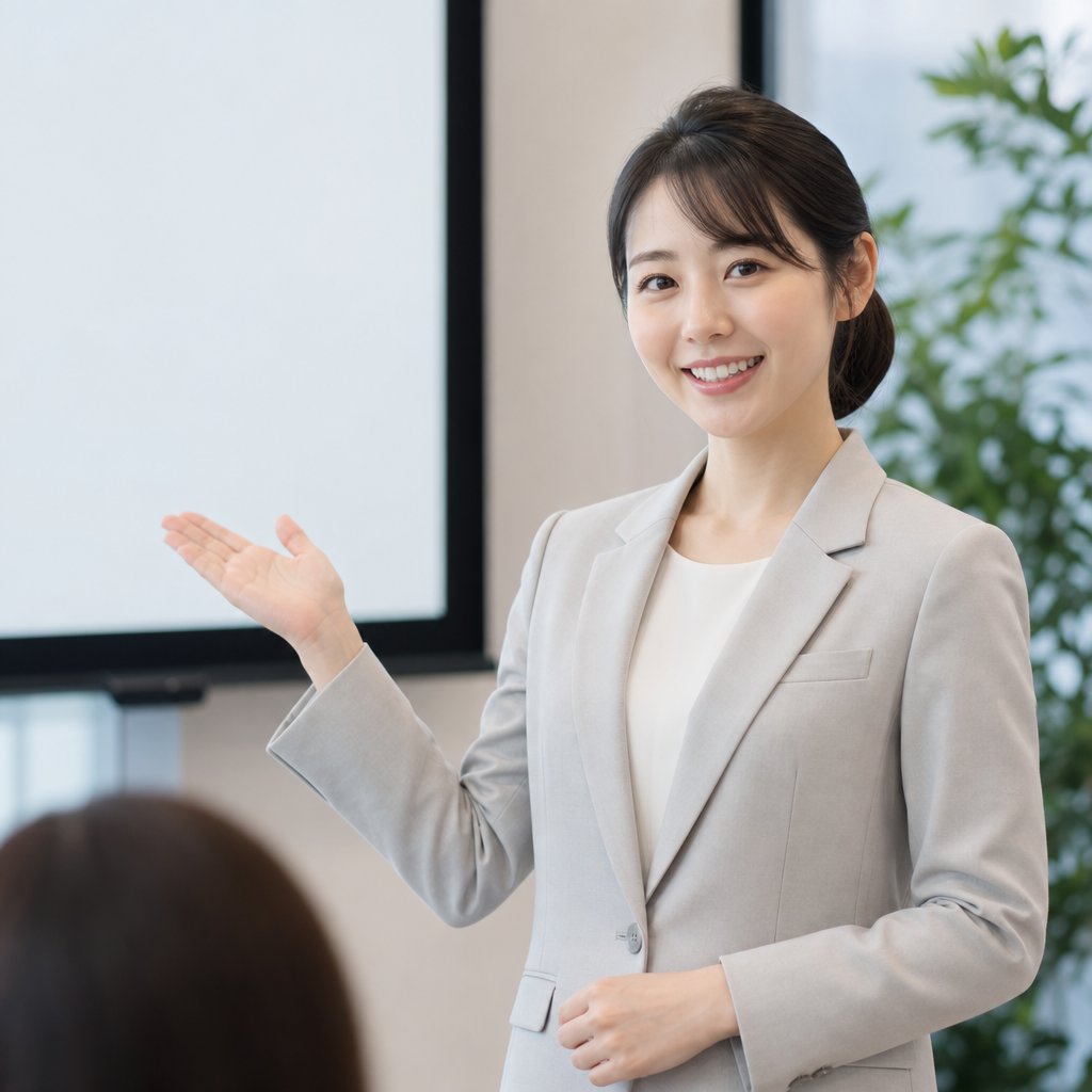 計画を示す先生
